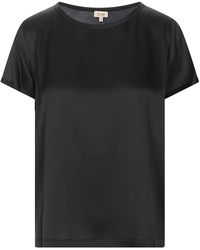 HER SHIRT HER DRESS - Satin-Finish Short-Sleeve T-Shirt - Lyst