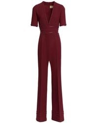 Elie Saab - Stud-Embellished Jumpsuit - Lyst