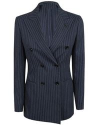 Lardini - Single-Breasted Pinstripe Blazer - Lyst