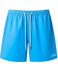 MC2 Saint Barth - Short De Bain Patmos À Coutures Contrastantes Et Poche À Rabat - Lyst