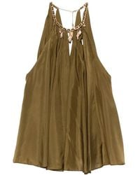 Zimmermann - Shell-Embellished Chain-Link Blouse - Lyst