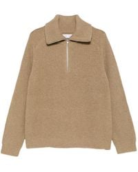 Samsøe & Samsøe - Jersey Sarick De Canalé Con Media Cremallera - Lyst