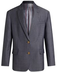 Etro - Logo-Engraved Buttons Oversized Jacket - Lyst