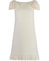 Valentino Garavani - Crepe Couture Minikleid - Lyst