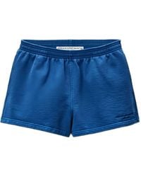 Alexander Wang - Elastic-Waistband Mini Shorts - Lyst