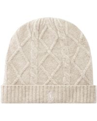 Pringle of Scotland - Cable-Knit Cashmere Beanie - Lyst