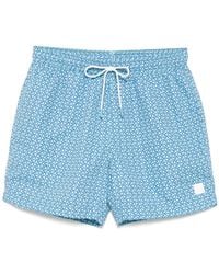 BOSS - All-Over Print Drawstring Swim Shorts - Lyst