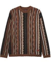 AFTERMATHS - Striped Pattern Sweater - Lyst