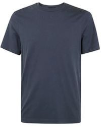 Moncler - T-Shirt Met Logo En Ronde Hals - Lyst