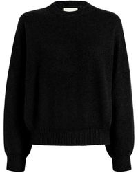 KHAITE - Margaux Densely Knit Cashmere Sweater With Ribbed Trims - Lyst