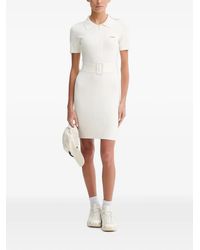 Guess - Belted Zip-Fastening Mini Dress - Lyst
