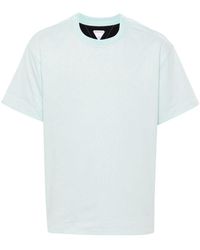 Bottega Veneta - Gelaagd Katoenen T-shirt - Lyst