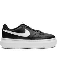 Nike - Court Vision Alta Ltr "black/white" Sneakers - Lyst