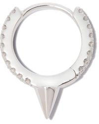 Maria Tash - 18Kt Spike Diamond Earring - Lyst