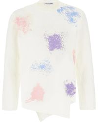 Comme des Garçons - Spray-Paint Effect Sweater - Lyst