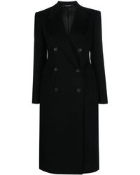 Tagliatore - Double-breasted Notched Coat - Lyst