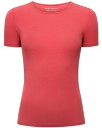 Another Tomorrow - Fitted Short-Sleeve T-Shirt - Lyst