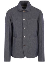 Meta Campania Collective - Julian Contrast-Stitched Denim Jacket - Lyst