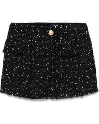 Balmain - Tweed Mini-Rok - Lyst