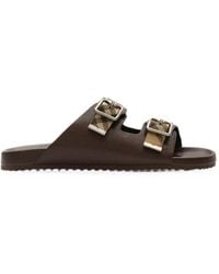 Burberry - Urchin Buckle-Strap Sandals - Lyst