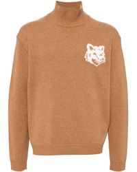 Maison Kitsuné - Fox Head Intarsia Comfort Jumper - Lyst