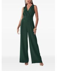 BWLDR - Glade Sleeveless Wrap-Front Jumpsuit - Lyst
