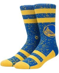 Stance - Nba Golden State Warriors Overspray Socks - Lyst