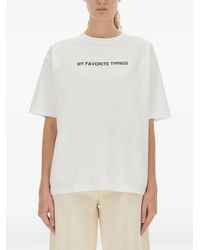 Aspesi - Graphic Crew Neck T-Shirt - Lyst
