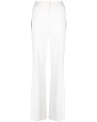P.A.R.O.S.H. - Side-Stripe Flared Trousers - Lyst