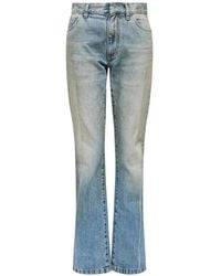 MM6 by Maison Margiela - Faded Flared Jeans - Lyst
