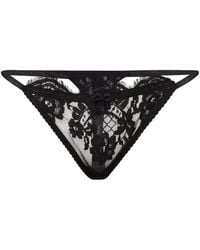 DSquared² - Lace-Pattern Thong - Lyst