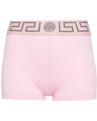 Versace - Greca Border Jersey Boxer Briefs - Lyst
