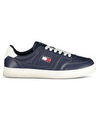 Tommy Hilfiger - The Greenwich Logo-Patch Leather Sneakers - Lyst