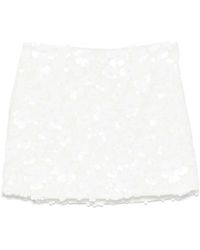 ミニスカート Michael By Michael Kors Mini Skirt With Floral Appliques Michael Kors MICHAEL floral-print mini skirt women - Glamood