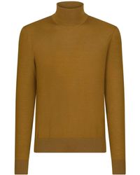 Dolce & Gabbana - Roll-Neck Cashmere-Silk Sweater - Lyst