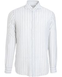Lardini - Camicia A Righe Con Bottoni - Lyst