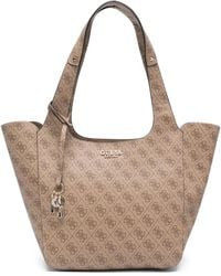 Guess - Sac Cabas À Plaque Logo - Lyst
