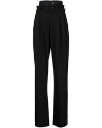 Monse - Double-Waist Straight-Leg Trousers - Lyst