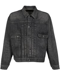 DAIRIKU - Faded Box-Silhouette Denim Jacket - Lyst