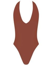 Myra Swim - Ryder Halterneck Swimsuit - Lyst
