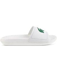 Lacoste - Croco Pantoletten - Lyst