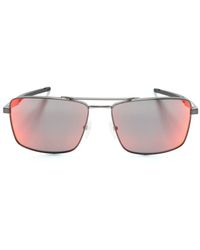 Ferrari - Rectangle-frame Mirrored Sunglasses - Lyst