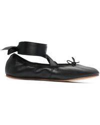 Repetto - Sophia Leather Ballerina Shoes - Lyst