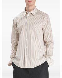 Barena - Camisa Maridola Lubio A Rayas Verticales De Manga Larga - Lyst