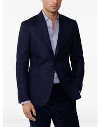Hackett - Hopsack-Weave Notch-Lapel Blazer - Lyst