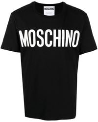 Moschino - Classic Logo Crew Neck Tee - Lyst