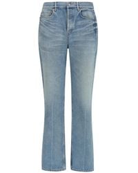 Saint Laurent - Mid-Rise Straight Jeans - Lyst