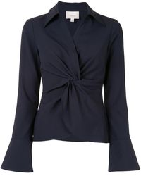 Cinq À Sept - Chemise À Détail Noué - Lyst