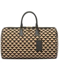 Prada - Borsa Da Viaggio Symbole Con Ricamo - Lyst