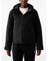 The North Face - Hooded Logo-Embroidered Jacket - Lyst